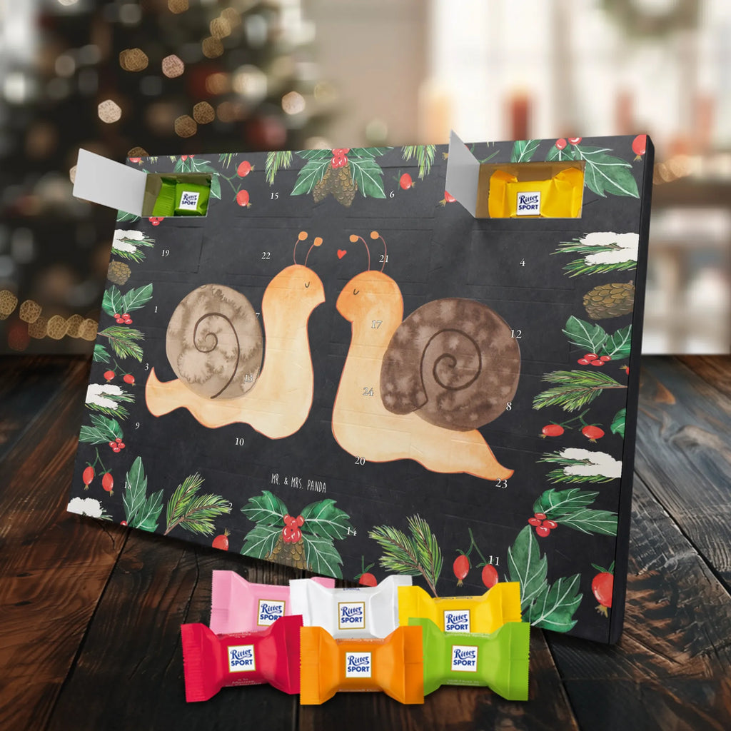 Chocolate advent calendar Snails in love Loving, Marriage, Proposal of marriage, anniversary gift, Together, Love gift, gift for her, gift for him, Two