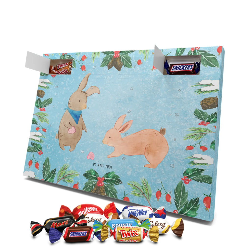 Chocolate advent calendar Bunnies with seashell Father's Day, Mother's Day, rabbits, girlfriends, collecting shells, girlfriend, shells, best friend
