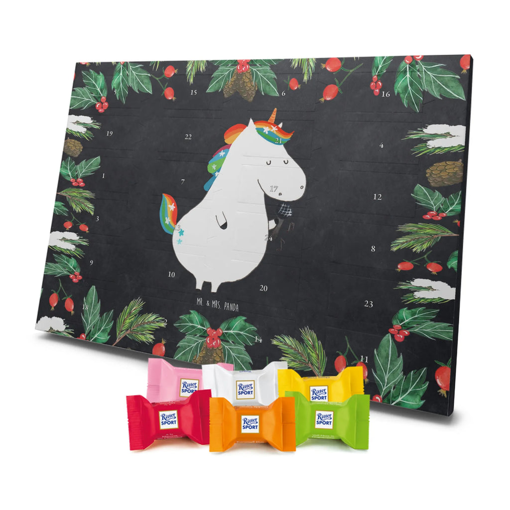 Chocolate advent calendar unicorn Singer confetti, unicorn saying, Singer gift, Singer present, Birthday, celebration