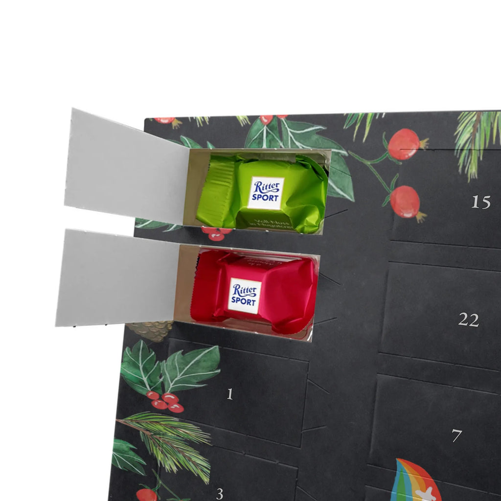 Chocolate advent calendar unicorn Singer confetti, unicorn saying, Singer gift, Singer present, Birthday, celebration