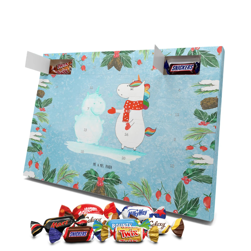 Chocolate advent calendar unicorn snowman Gloves, present, Cap, winter gift, Cake, Snowman, Cold, Snow, Christmas Motif