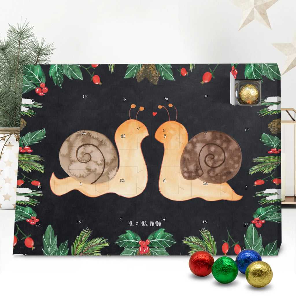 Chocolate advent calendar Snails in love Loving, Marriage, Proposal of marriage, anniversary gift, Together, Love gift, gift for her, gift for him, Two