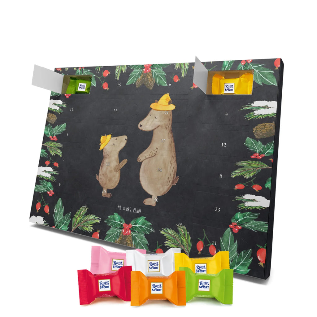 Chocolate advent calendar Bears with hats Father's Day, Mother's Day, favourite person, child, father-son, son, father, role model, children, father's day, sons