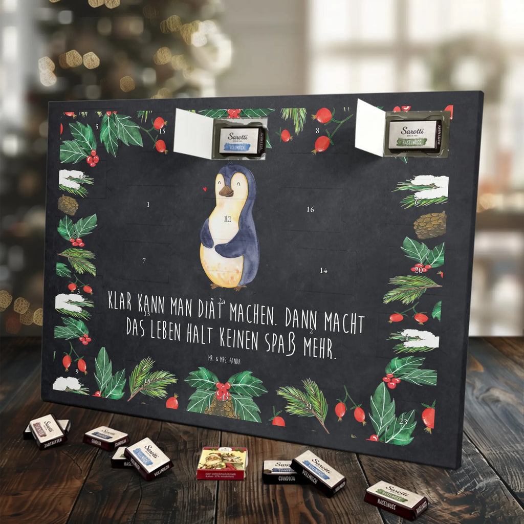 Chocolate advent calendar Penguin diet North Pole, Penguins, losing weight, self-respect, diet, body love, penguins, self-love, weight