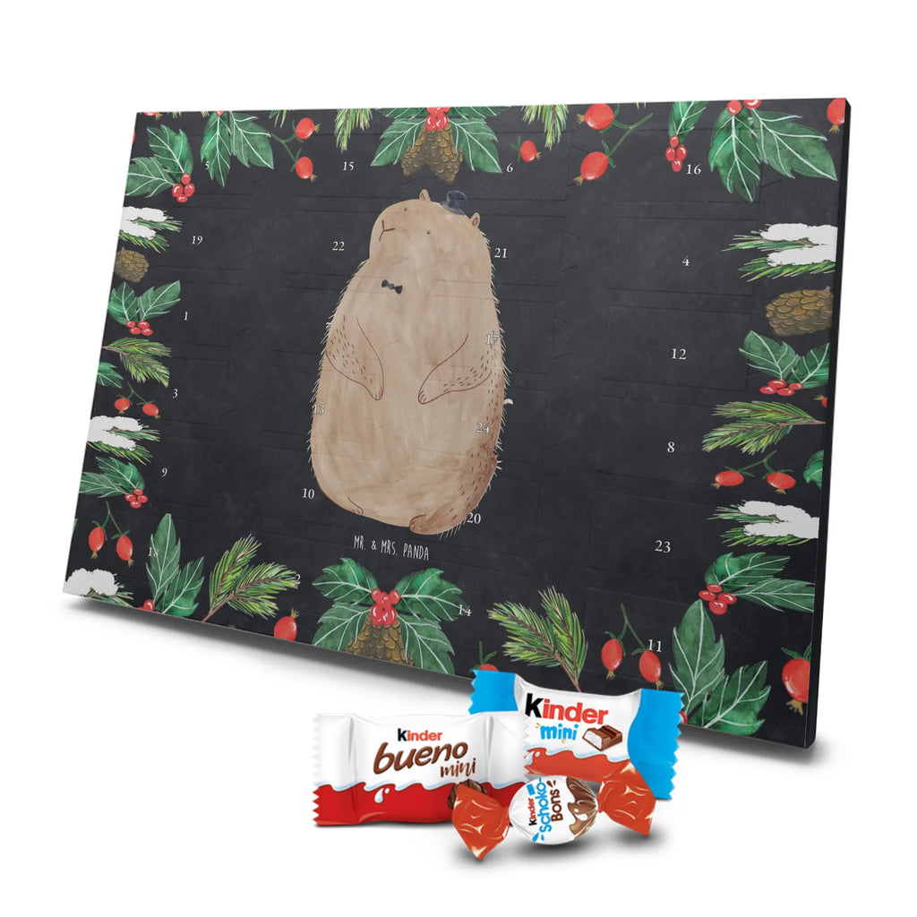 Chocolate advent calendar Groundhog gift ideas, gifts, small animals, good mood, cute, funny sayings, cute animal motives, hand drawn, special gifts, card, animal lover, Groundhog, friendliness, cheerfulness, etiquette, decency, respect