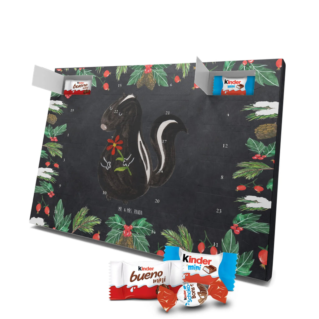 Chocolate advent calendar skunk flower wild animal, daydreamer, predator, dreamy, stink