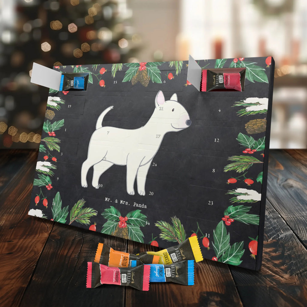 Chocolate advent calendar Bull Terrier Moment puppy, dog owner, purebred dog, dog breed, giving, animal lover, gift