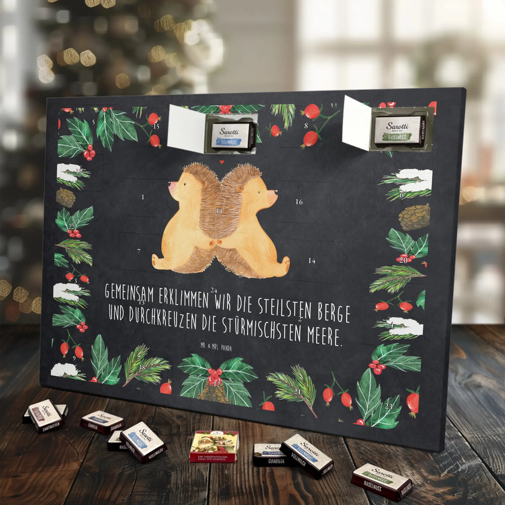 Chocolate advent calendar Hedgehogs holding hands Loving, Marriage, Proposal of marriage, anniversary gift, Together, Love gift, gift for her, gift for him, Two, togetherness, wedding, love message, love gift, proof of love, anniversary, favourite person, great love, gift for two, hedgehog love