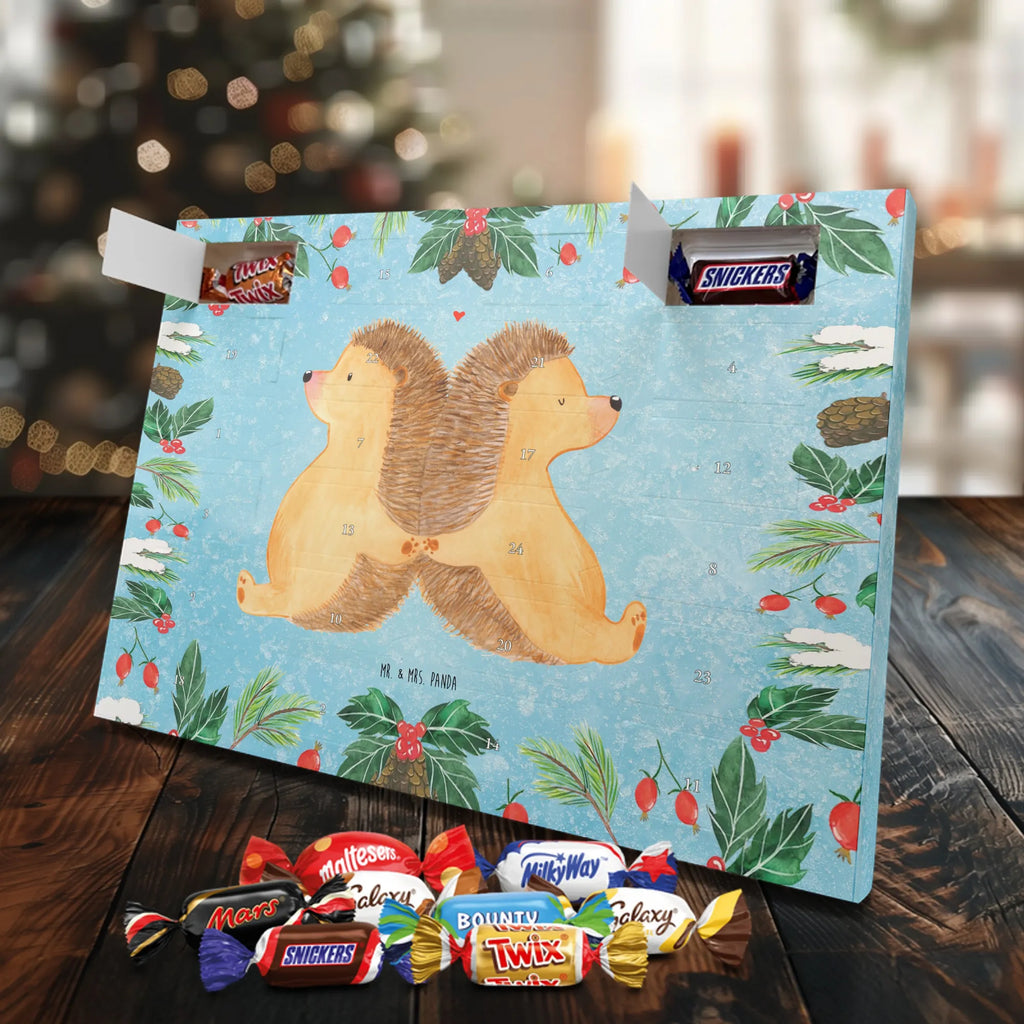 Chocolate advent calendar Hedgehogs holding hands Loving, Marriage, Proposal of marriage, anniversary gift, Together, Love gift, gift for her, gift for him, Two, togetherness, wedding, love message, love gift, proof of love, anniversary, favourite person, great love, gift for two, hedgehog love