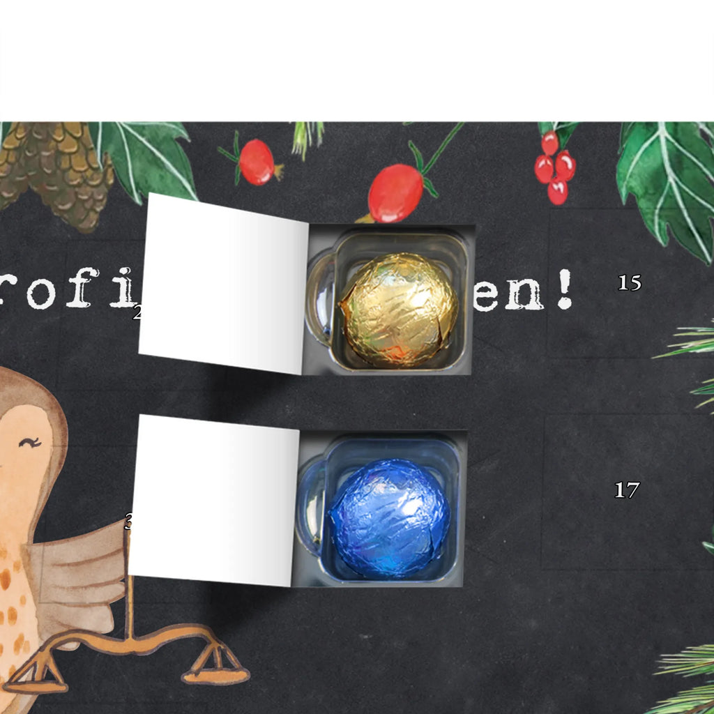 Chocolate advent calendar female lawyer Passion gift, sayings, gift idea, best, farewell gift, passing exam, anniversary, retirement, promotion, job start, profession