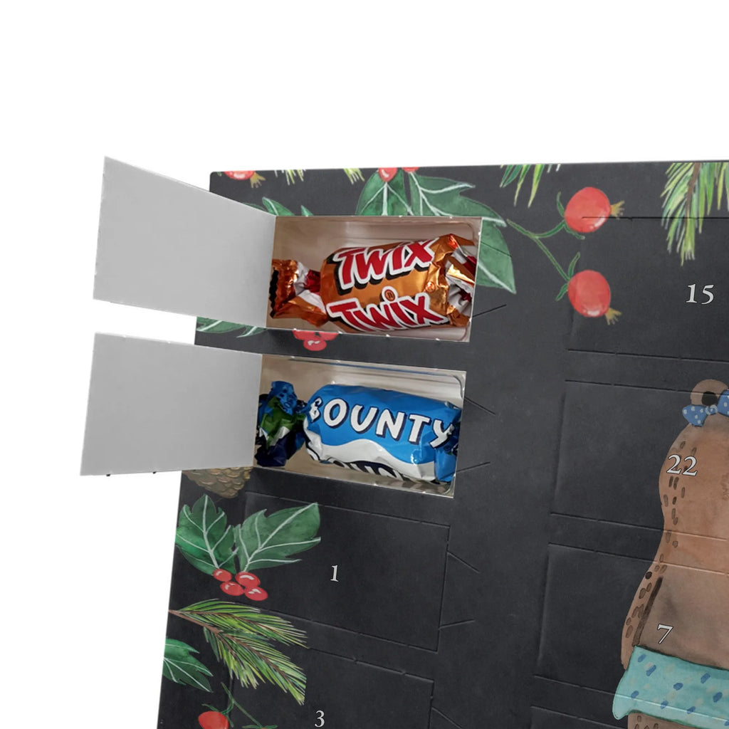 Chocolate advent calendar bear Girlfriend cuddly toy, teddy bear, bear girlfriend best friend love proof of love loves buddy buddy