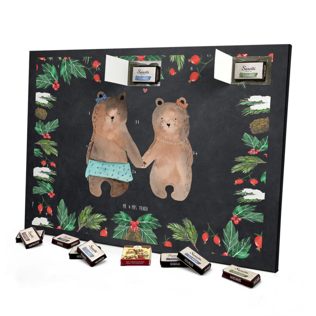 Chocolate advent calendar bear Girlfriend cuddly toy, teddy bear, bear girlfriend best friend love proof of love loves buddy buddy