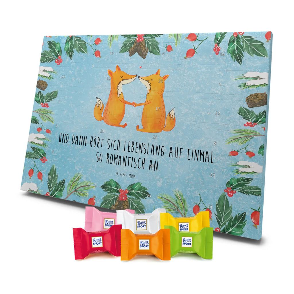Chocolate advent calendar foxes Love forest wildlife, clever as a fox, foxes, animal lover, fiancée, proof of love, marriage, wife, lovers, husband, boyfriend, couple, girlfriend