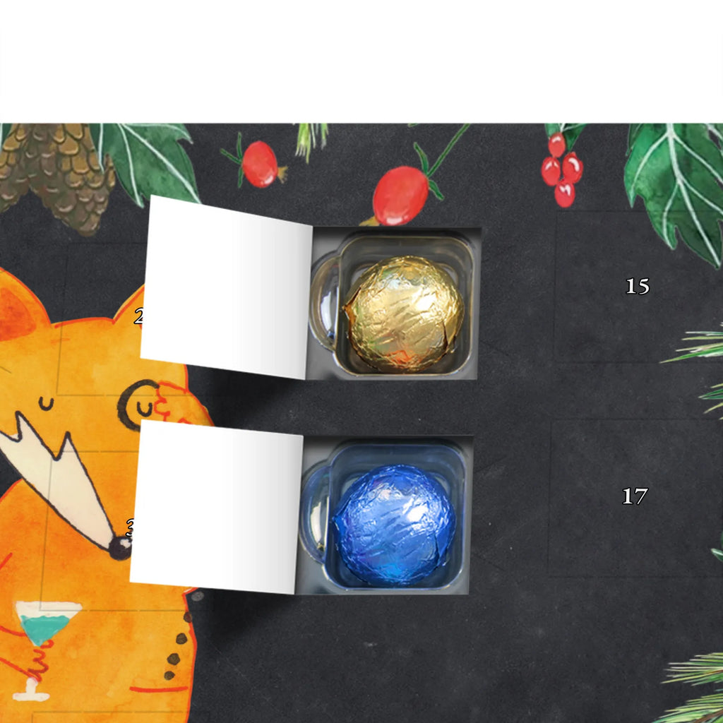 Chocolate advent calendar Fox lord forest wildlife, clever as a fox, foxes, animal lover, words of consolation, motivation saying, problem solving, lovesickness gift, saying funny
