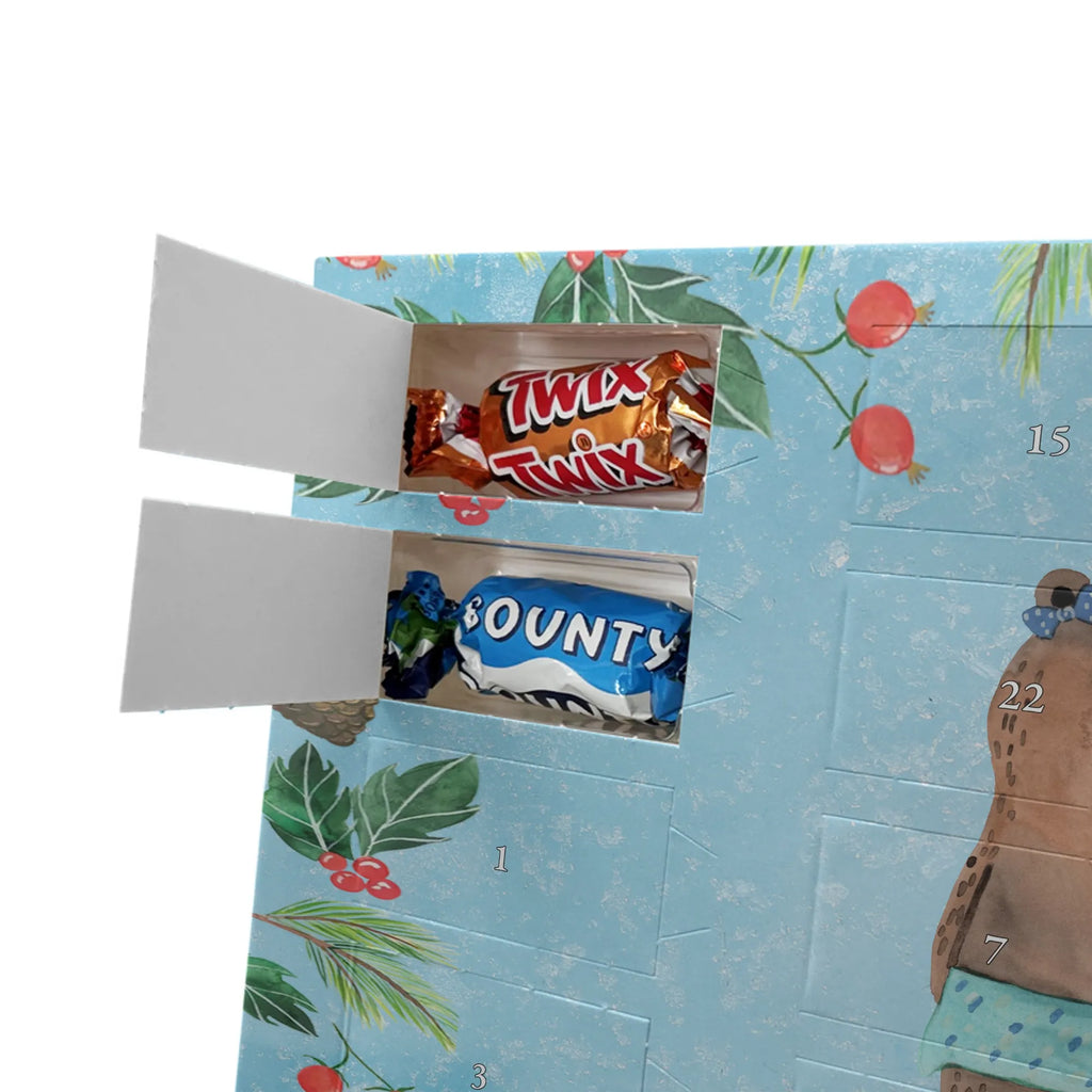 Chocolate advent calendar bear Girlfriend cuddly toy, teddy bear, bear girlfriend best friend love proof of love loves buddy buddy