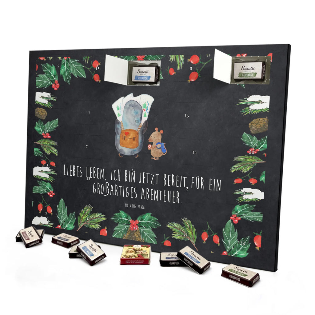 Chocolate advent calendar Penguin & Mouse Hiker North Pole, Penguins, penguins, hiking, road trip, excursion, adventurer, adventure