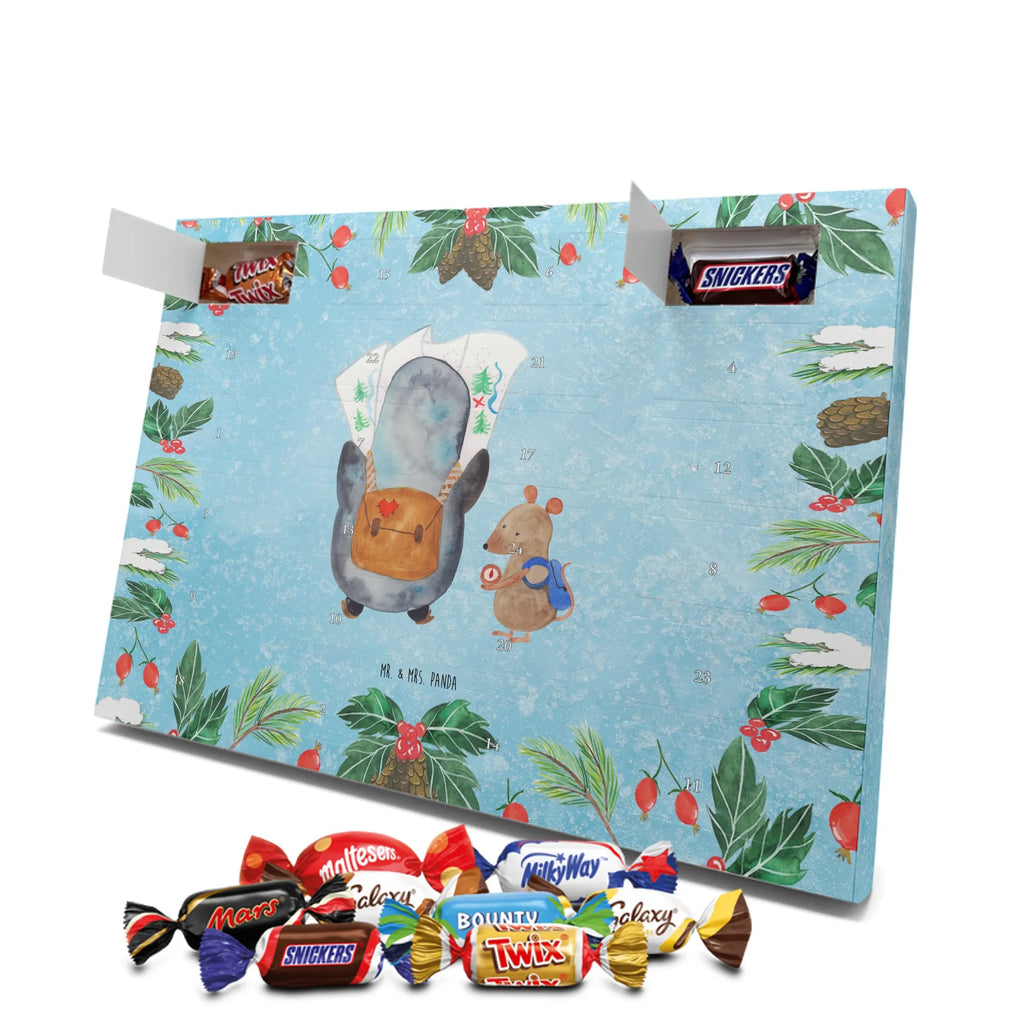 Chocolate advent calendar Penguin & Mouse Hiker North Pole, Penguins, penguins, hiking, road trip, excursion, adventurer, adventure