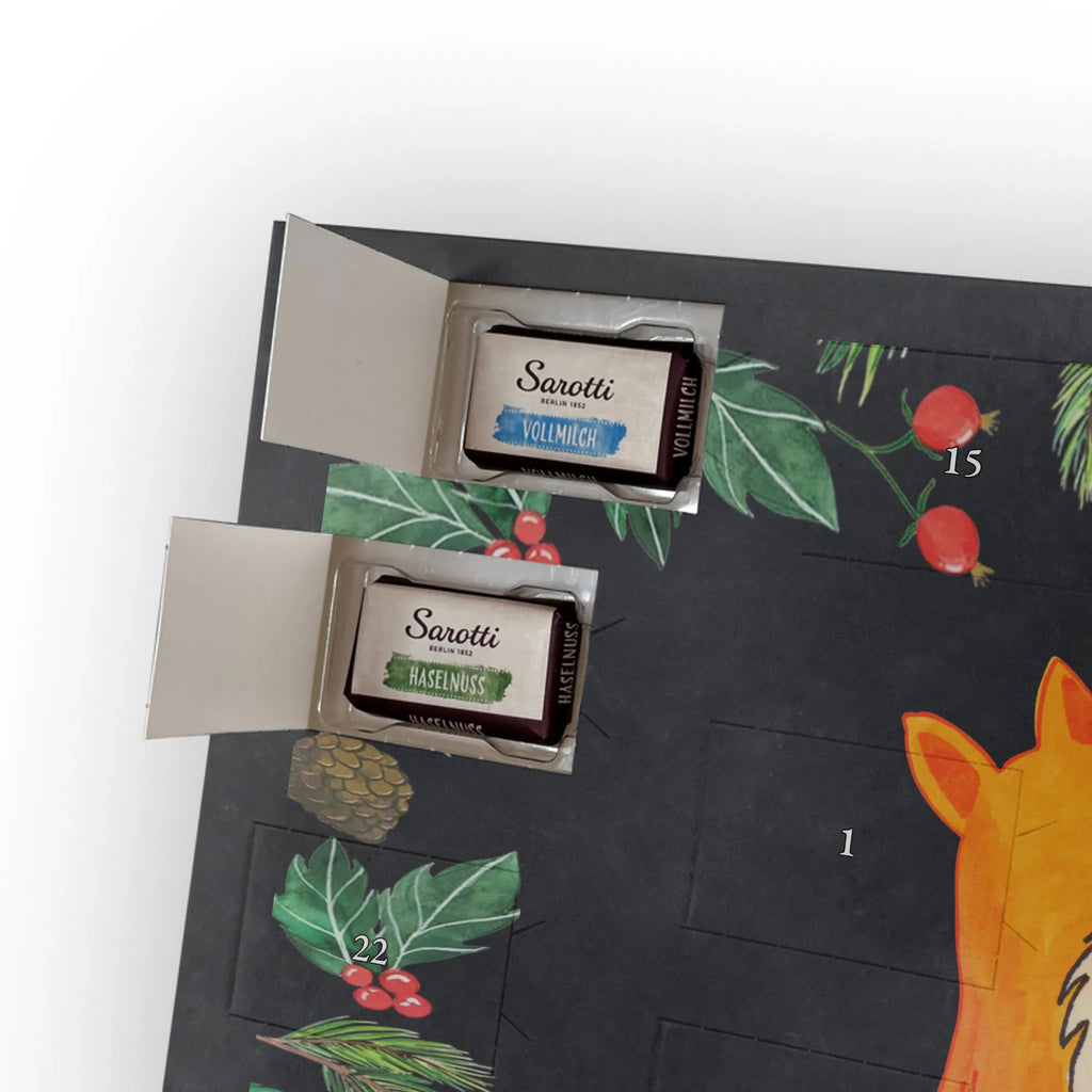 Chocolate advent calendar foxes Love forest wildlife, clever as a fox, foxes, animal lover, fiancée, proof of love, marriage, wife, lovers, husband, boyfriend, couple, girlfriend