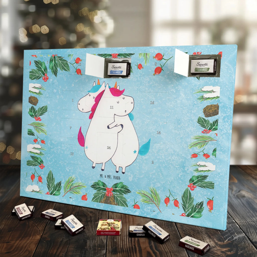 Chocolate advent calendar unicorns Embrace Siblings, Sisters, Girlfriends