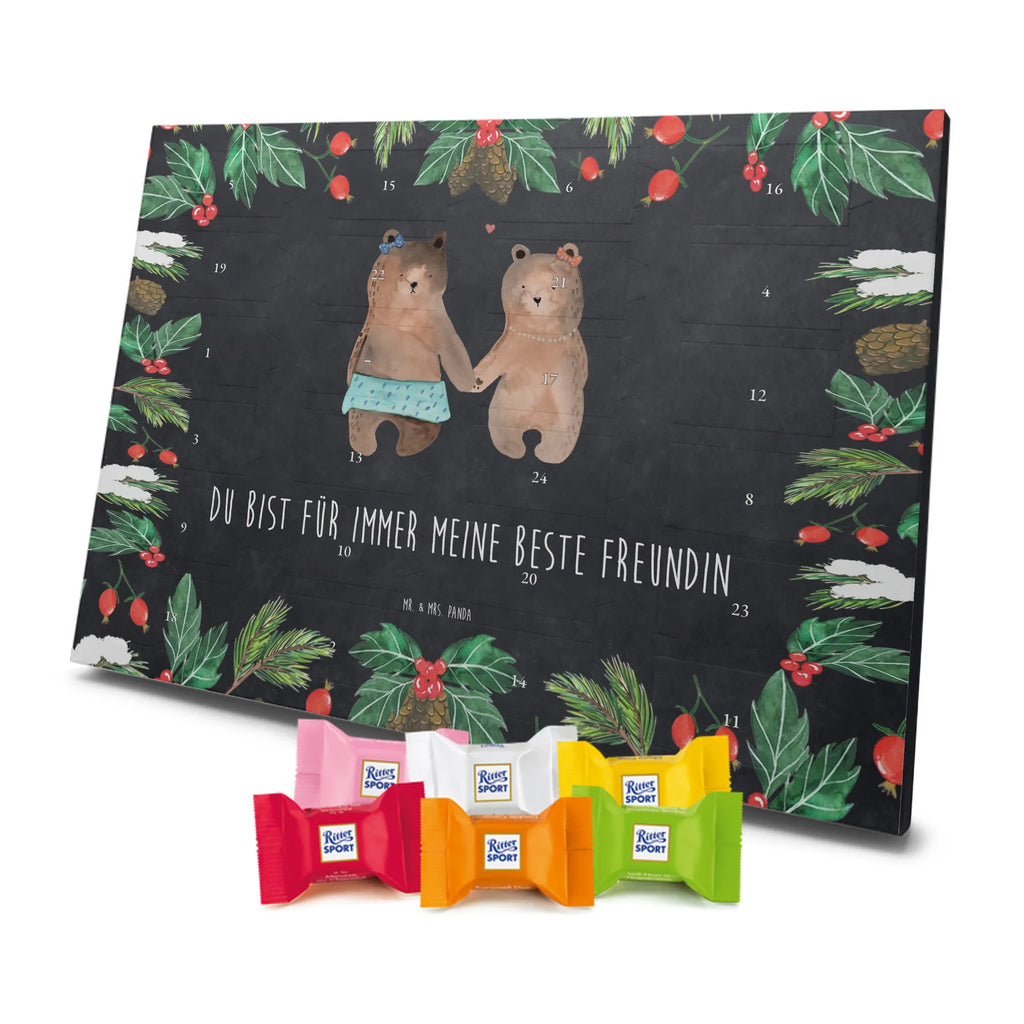 Chocolate advent calendar bear Girlfriend cuddly toy, teddy bear, bear girlfriend best friend love proof of love loves buddy buddy