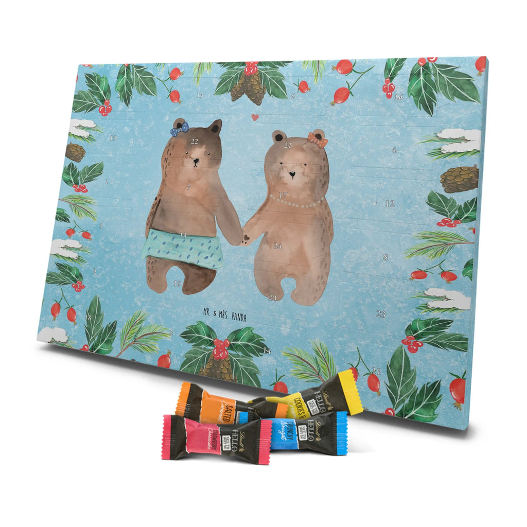 Chocolate advent calendar bear Girlfriend cuddly toy, teddy bear, bear girlfriend best friend love proof of love loves buddy buddy