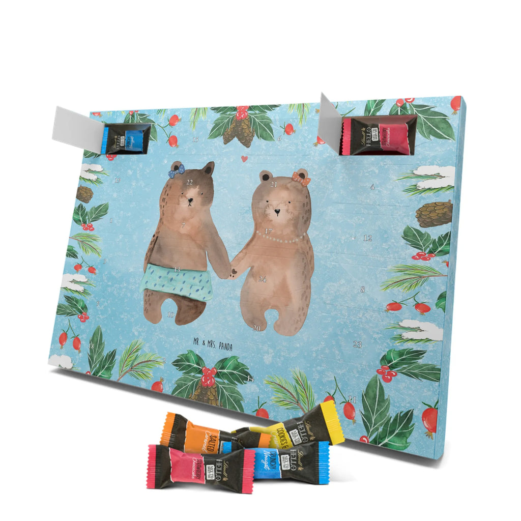 Chocolate advent calendar bear Girlfriend cuddly toy, teddy bear, bear girlfriend best friend love proof of love loves buddy buddy