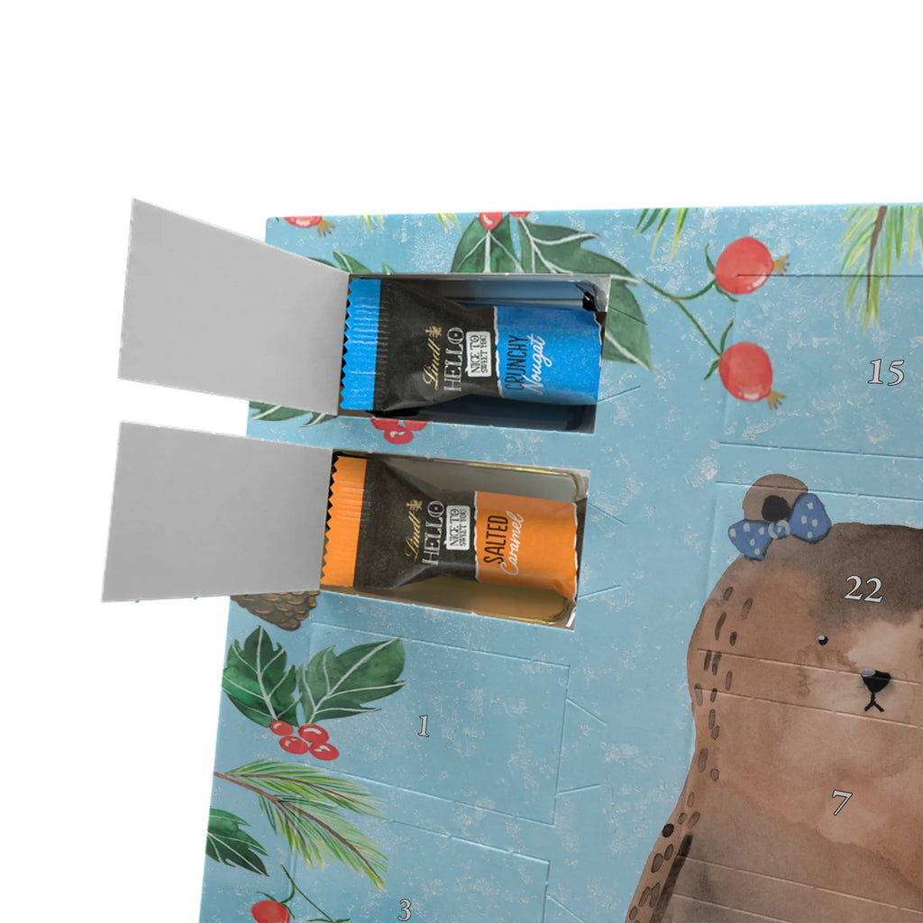 Chocolate advent calendar bear Girlfriend cuddly toy, teddy bear, bear girlfriend best friend love proof of love loves buddy buddy