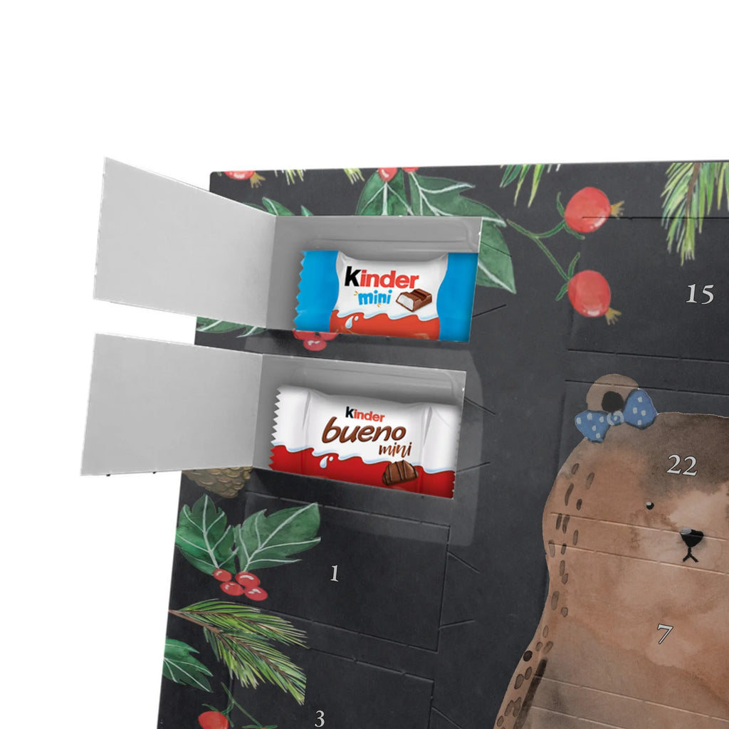 Chocolate advent calendar bear Girlfriend cuddly toy, teddy bear, bear girlfriend best friend love proof of love loves buddy buddy
