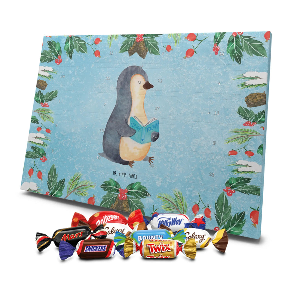 Chocolate advent calendar Penguin A book North Pole, Penguins, penguins, leisure, book, vacation, reading, doing nothing, holidays, lazing around, bookworm