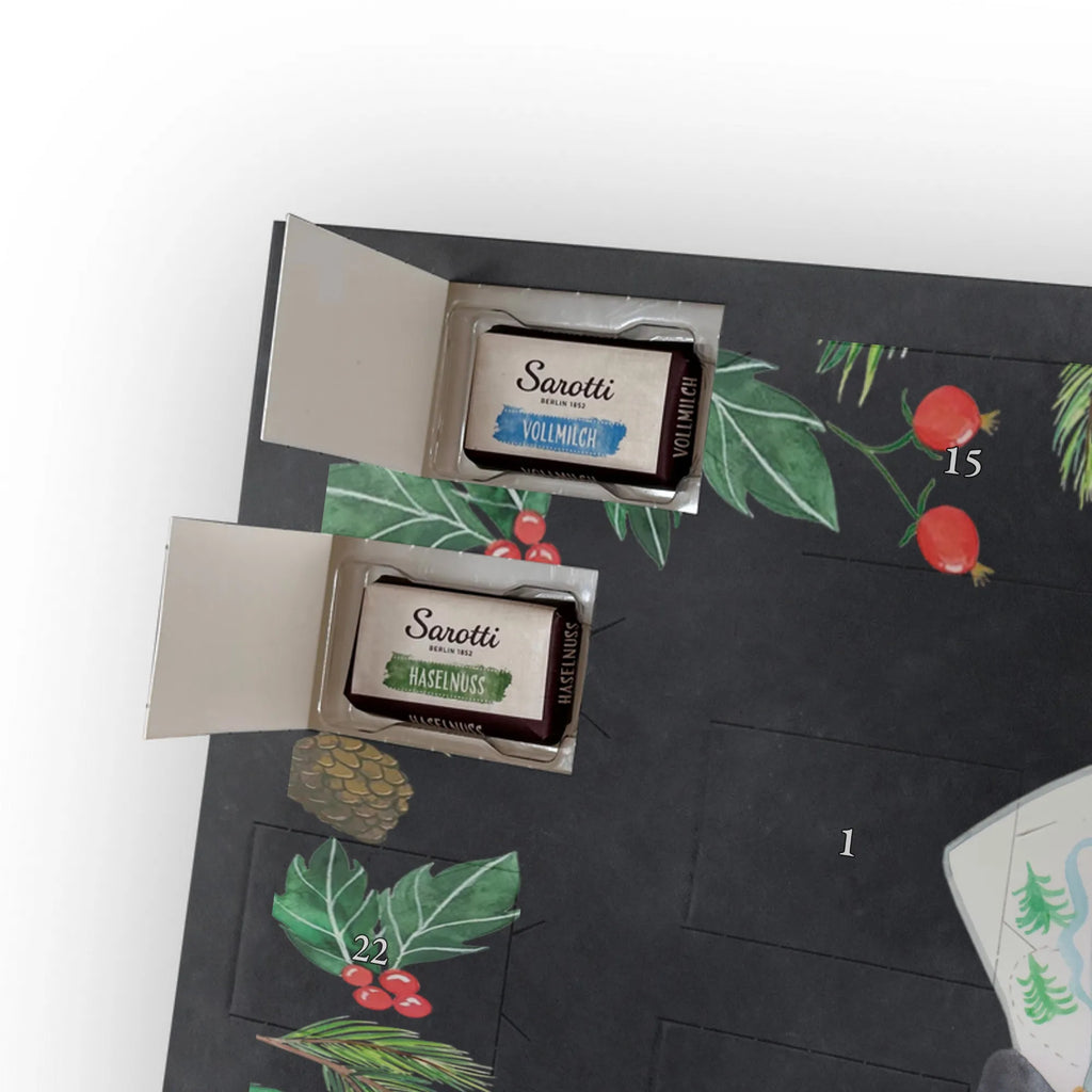 Chocolate advent calendar Penguin & Mouse Hiker North Pole, Penguins, penguins, hiking, road trip, excursion, adventurer, adventure