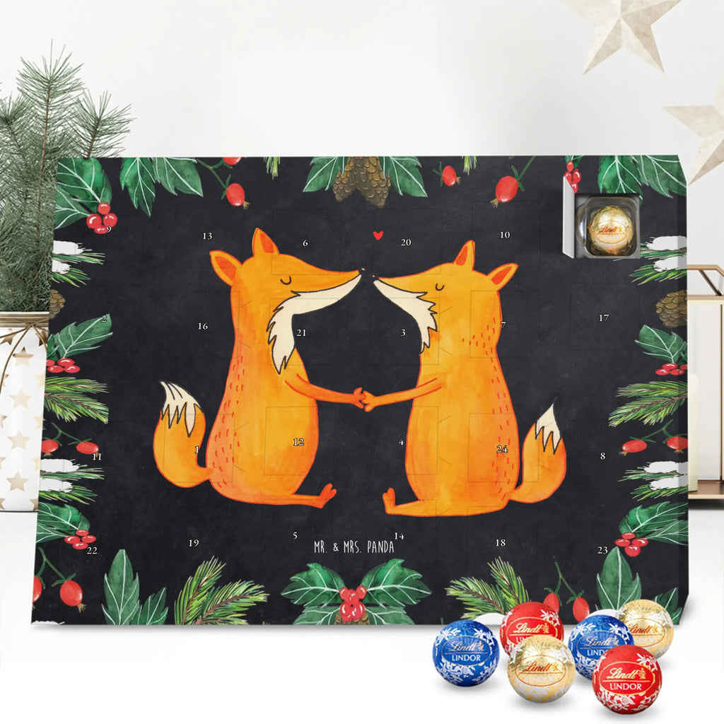 Chocolate advent calendar foxes Love forest wildlife, clever as a fox, foxes, animal lover, fiancée, proof of love, marriage, wife, lovers, husband, boyfriend, couple, girlfriend