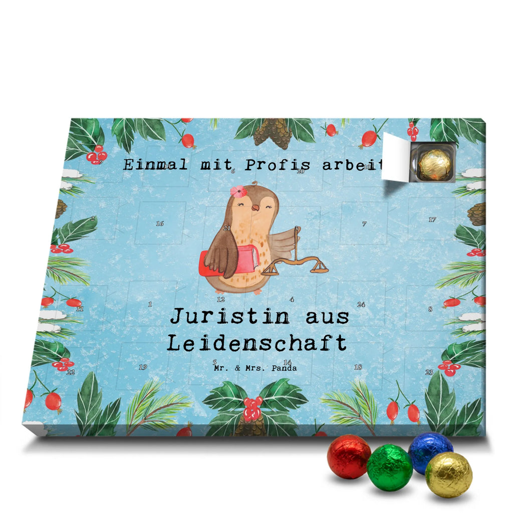 Chocolate advent calendar female lawyer Passion gift, sayings, gift idea, best, farewell gift, passing exam, anniversary, retirement, promotion, job start, profession