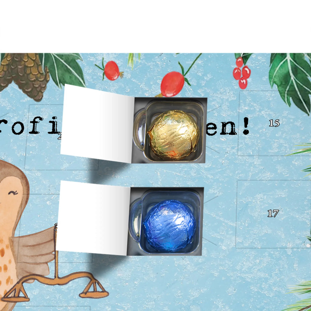 Chocolate advent calendar female lawyer Passion gift, sayings, gift idea, best, farewell gift, passing exam, anniversary, retirement, promotion, job start, profession