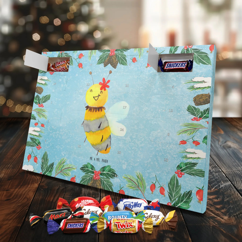 Chocolate advent calendar bee flower bumblebee, wasp
