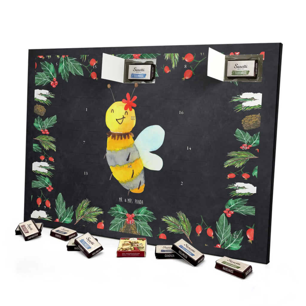 Chocolate advent calendar bee flower bumblebee, wasp