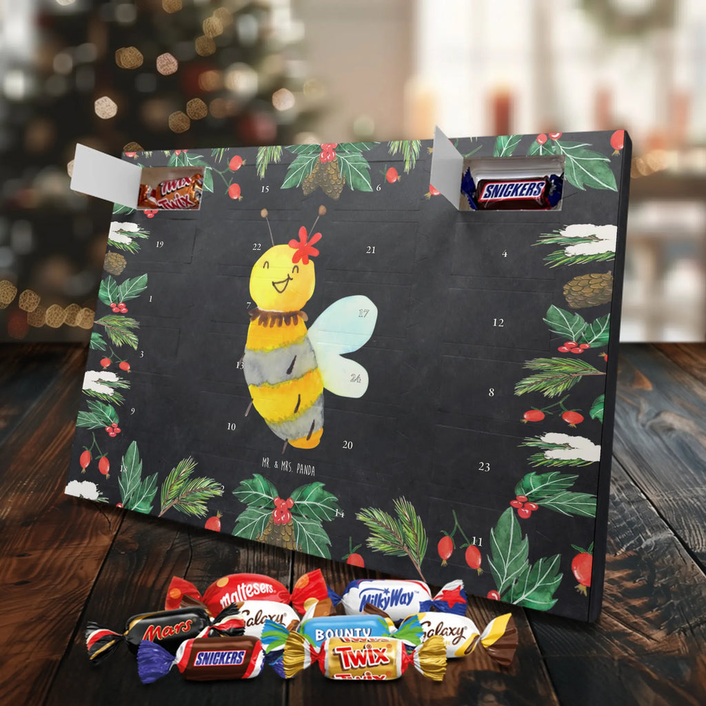 Chocolate advent calendar bee flower bumblebee, wasp