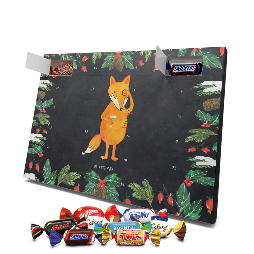 Chocolate advent calendar Fox lord forest wildlife, clever as a fox, foxes, animal lover, words of consolation, motivation saying, problem solving, lovesickness gift, saying funny
