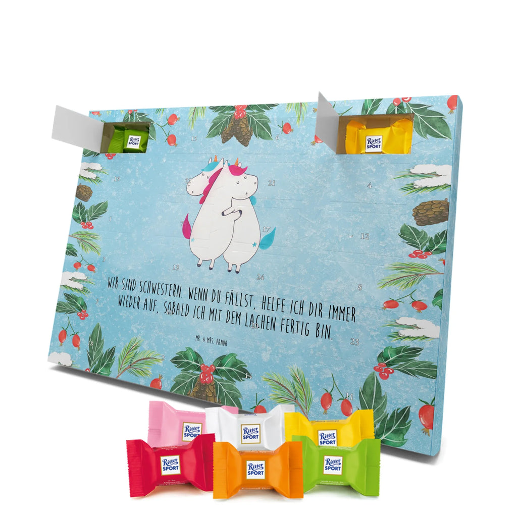 Chocolate advent calendar unicorns Embrace Siblings, Sisters, Girlfriends