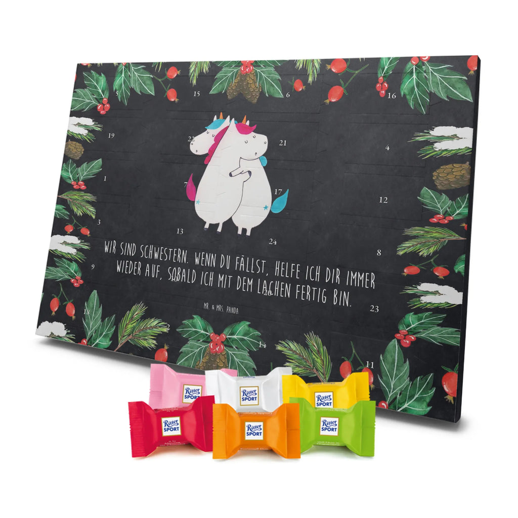 Chocolate advent calendar unicorns Embrace Siblings, Sisters, Girlfriends
