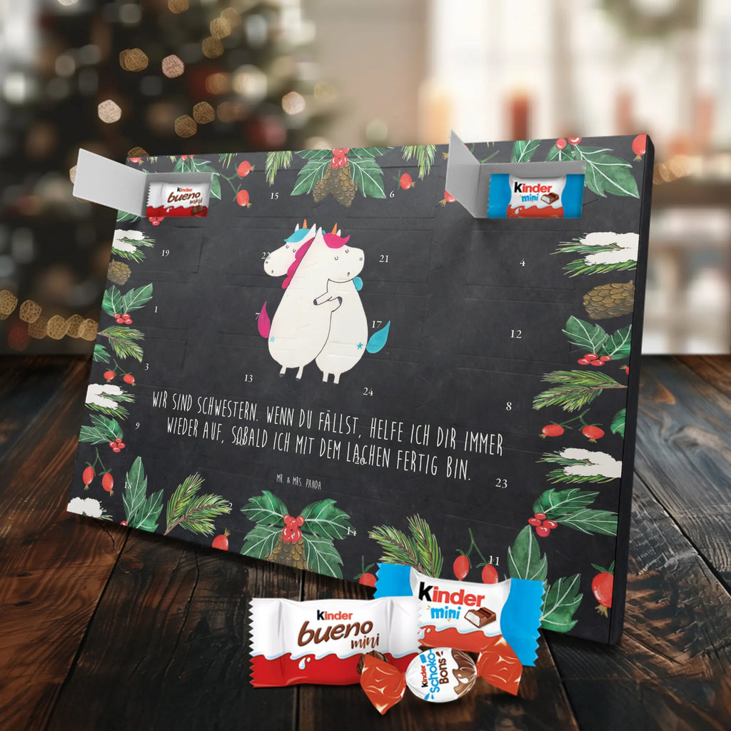 Chocolate advent calendar unicorns Embrace Siblings, Sisters, Girlfriends