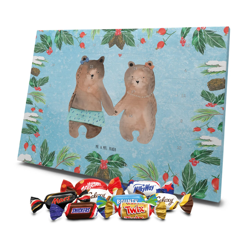 Chocolate advent calendar bear Girlfriend cuddly toy, teddy bear, bear girlfriend best friend love proof of love loves buddy buddy