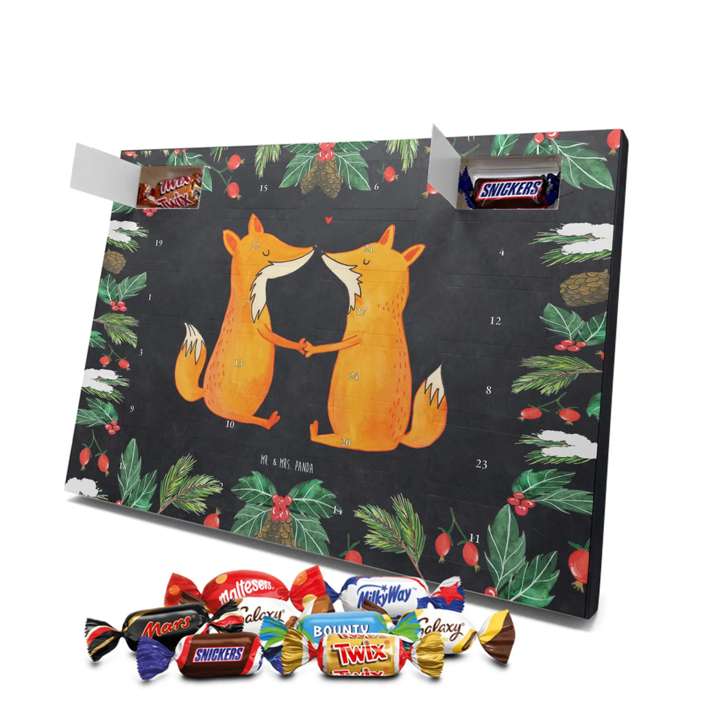 Chocolate advent calendar foxes Love forest wildlife, clever as a fox, foxes, animal lover, fiancée, proof of love, marriage, wife, lovers, husband, boyfriend, couple, girlfriend