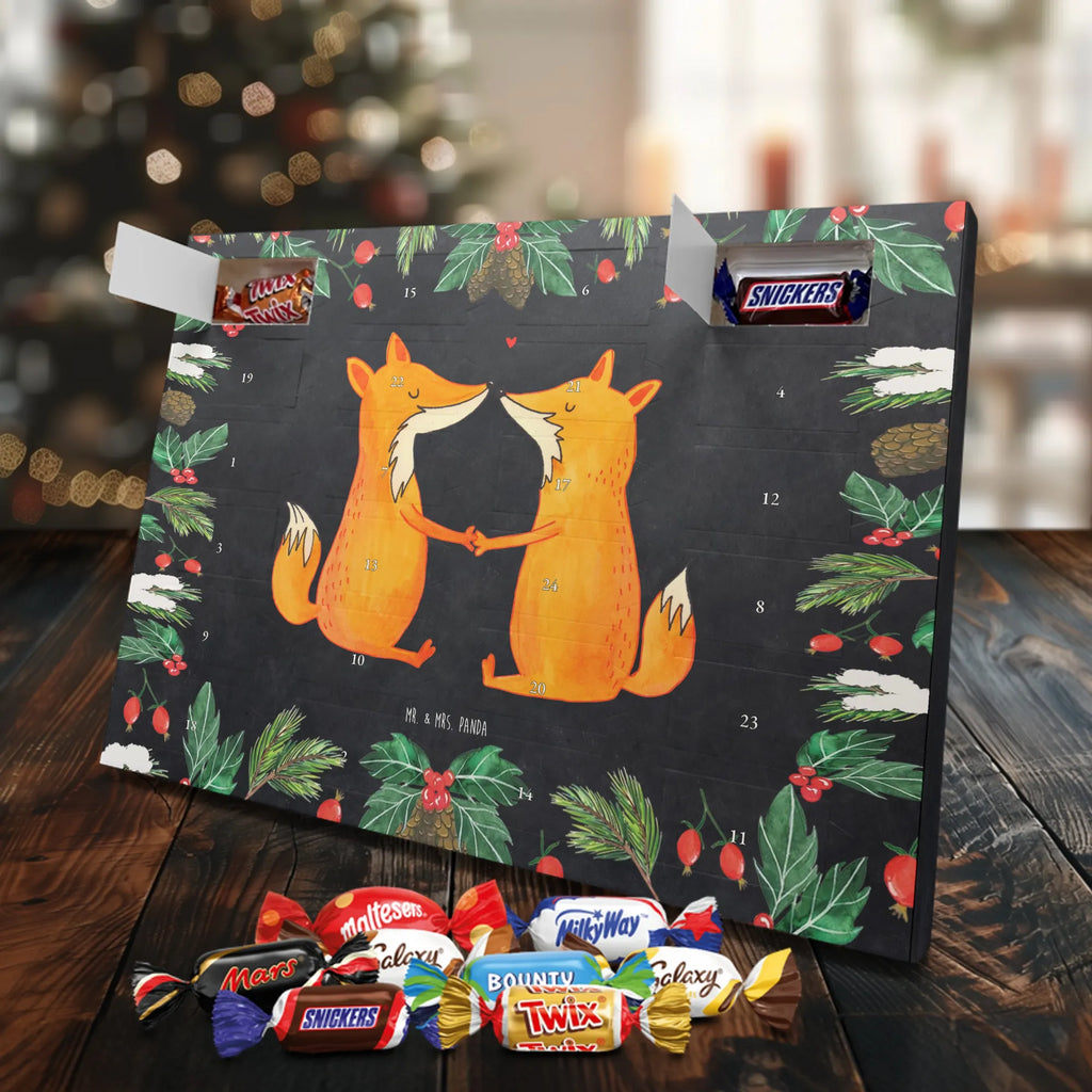 Chocolate advent calendar foxes Love forest wildlife, clever as a fox, foxes, animal lover, fiancée, proof of love, marriage, wife, lovers, husband, boyfriend, couple, girlfriend
