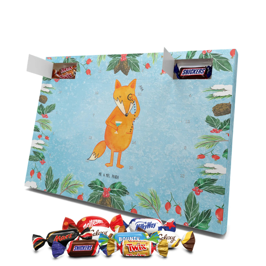 Chocolate advent calendar Fox lord forest wildlife, clever as a fox, foxes, animal lover, words of consolation, motivation saying, problem solving, lovesickness gift, saying funny
