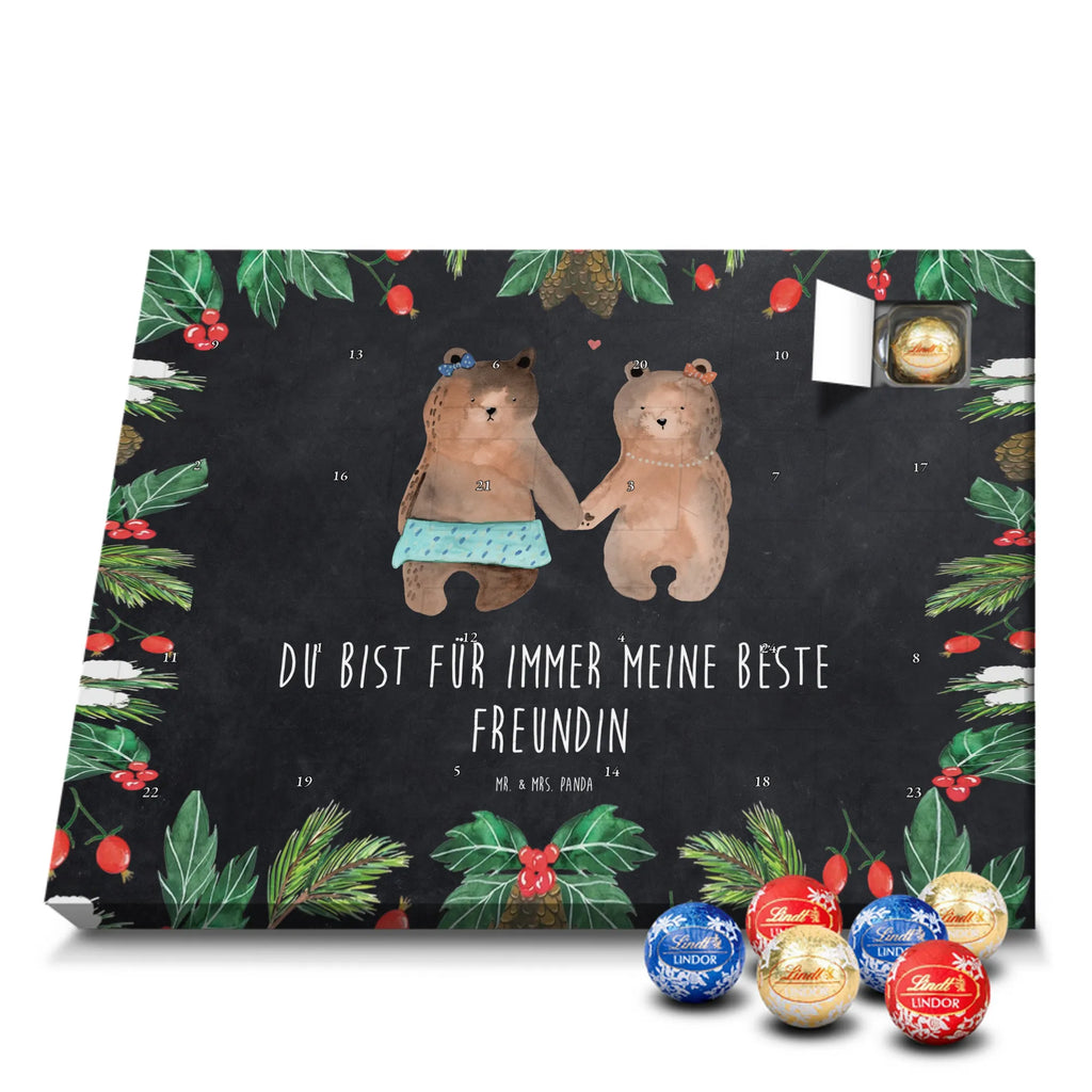 Chocolate advent calendar bear Girlfriend cuddly toy, teddy bear, bear girlfriend best friend love proof of love loves buddy buddy