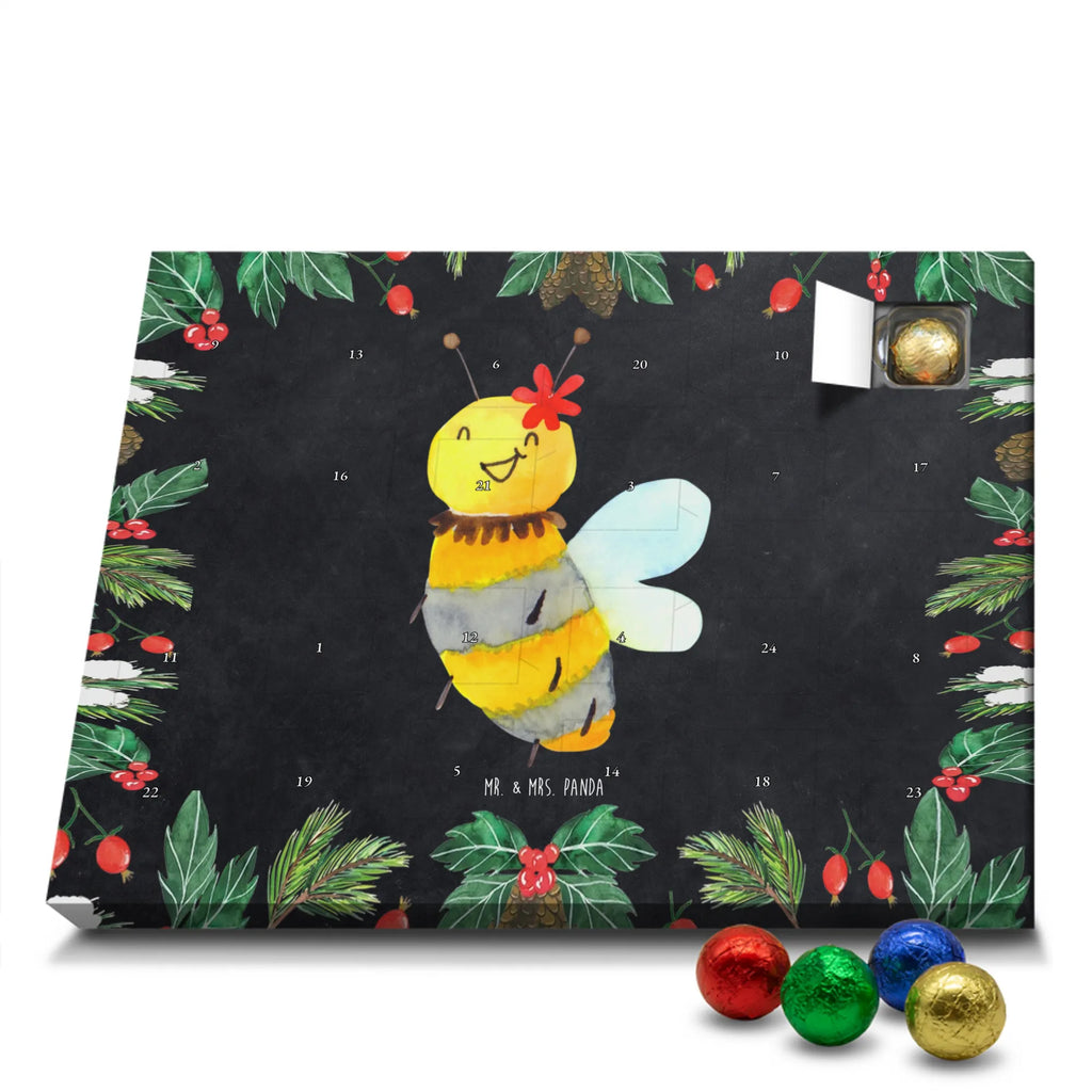 Chocolate advent calendar bee flower bumblebee, wasp
