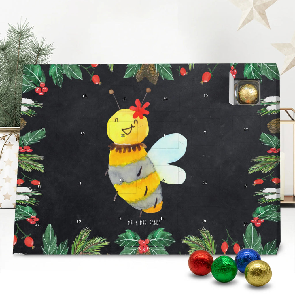 Chocolate advent calendar bee flower bumblebee, wasp