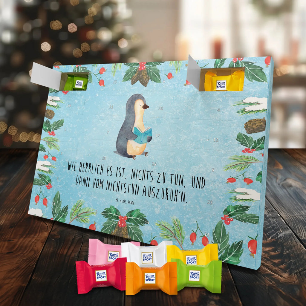 Chocolate advent calendar Penguin A book North Pole, Penguins, penguins, leisure, book, vacation, reading, doing nothing, holidays, lazing around, bookworm