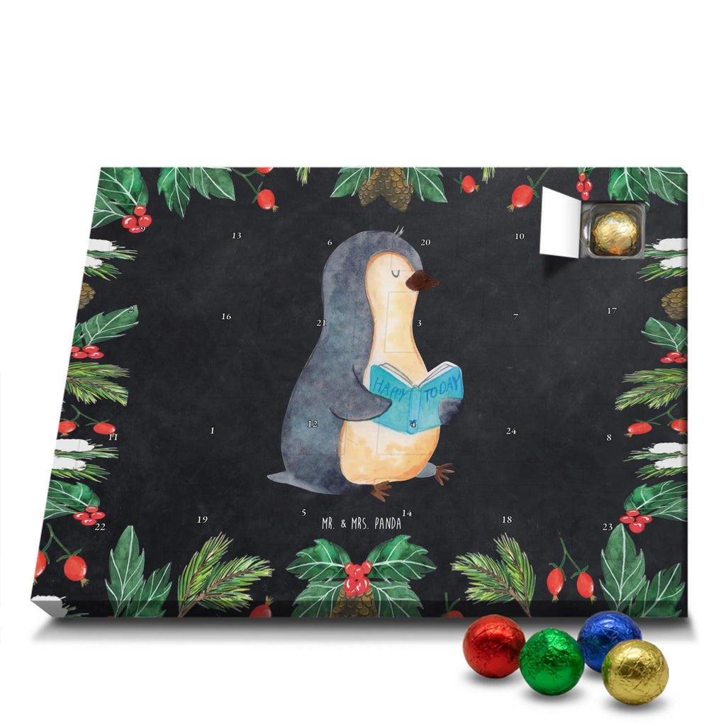 Chocolate advent calendar Penguin A book North Pole, Penguins, penguins, leisure, book, vacation, reading, doing nothing, holidays, lazing around, bookworm