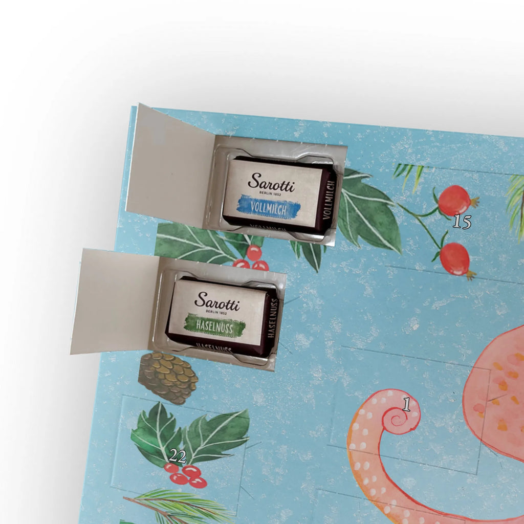 Chocolate advent calendar Squid gift ideas, gifts, small animals, good mood, cute, funny sayings, cute animal motives, hand drawn, special gifts, card, animal lover, octopus, ocean, squid, arms, sea animal, water